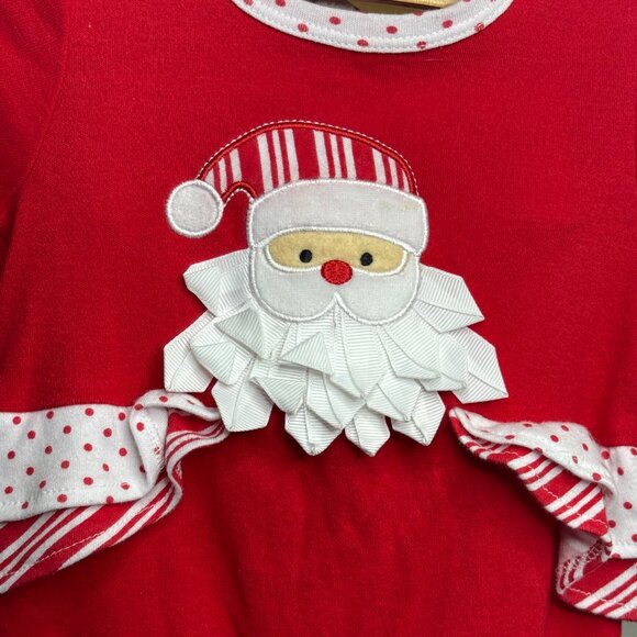 Baby Essentials Santa Claus Christmas Romper – Red – Size 6M - Picture 6 of 7